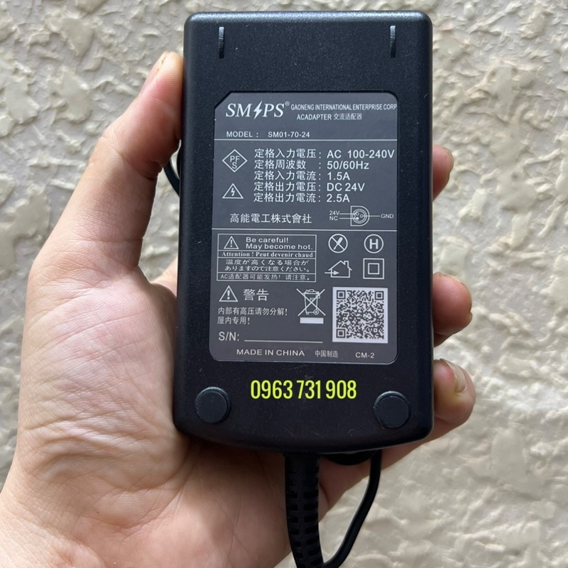 Dây Nguồn Máy In Hóa Đơn Nhiệt Bill K80 Loại Tốt Bảo hành 12 tháng