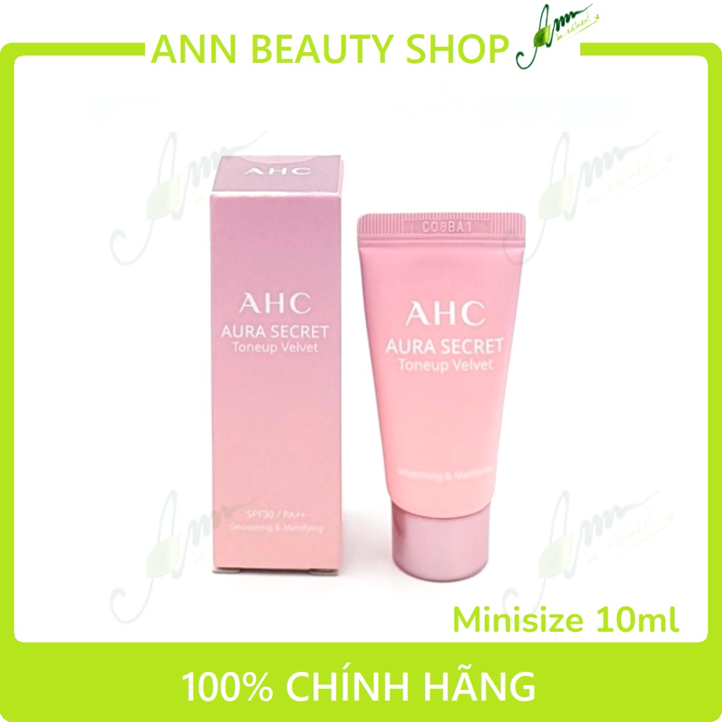 Kem Dưỡng Da Trắng Hồng AHC AURA SECRET TONE UP VELVET SPF30/PA++