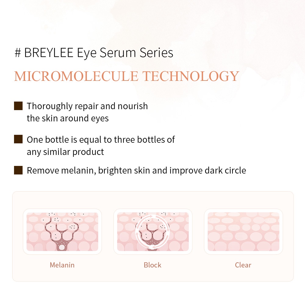 Serum Dưỡng Da Mắt BREYLEE Retinol 0.5 Floz / 15ml Hiệu Quả