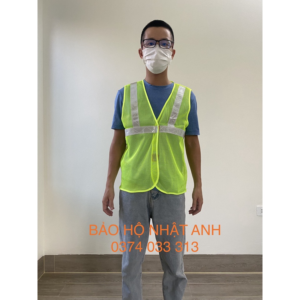 Áo gile lưới phản quang các màu