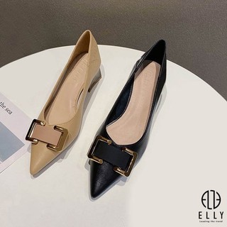 [Deal sang chảnh]  Giày nữ cao cấp da thật ELLY – EGT192