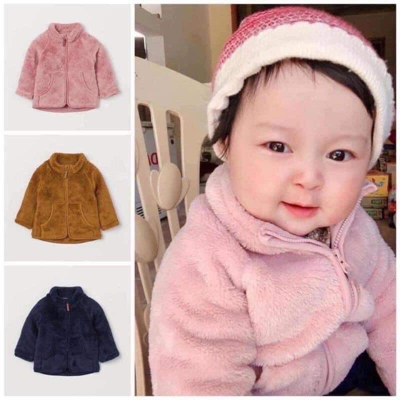 áo lông cừu HM cho bé gái hàng auth tuồn