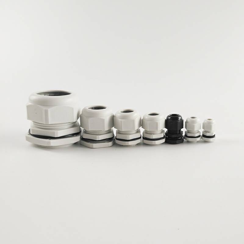 Ốc Siết Cáp Có Ron PG7 PG9 PG11 PG13.5 PG16 PG19 PG21 siết cáp dây điện chống nước bảo vệ dây điện