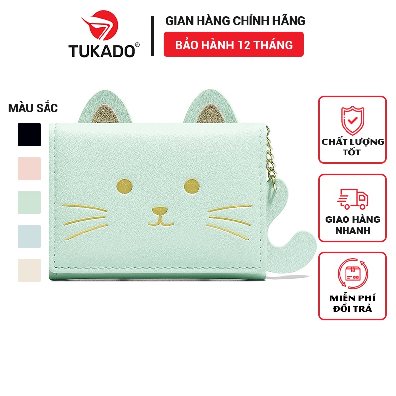 Ví nữ ngắn mini cầm tay chính hãng TAILIAN dễ thương nhỏ gọn nhiều ngăn đựng tiền da cao cấp cực đẹp giá rẻ TM12