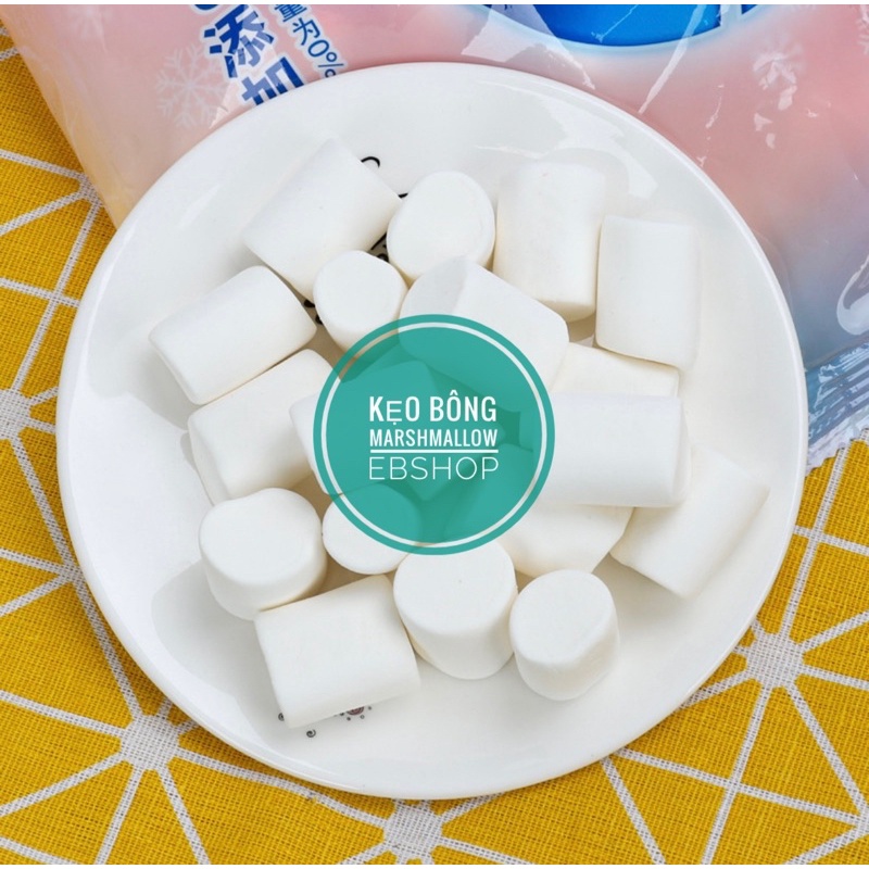 KẸO BÔNG GÒN MARSHMALLOW GÓI 500GR MẪU MỚI DATE DÀI