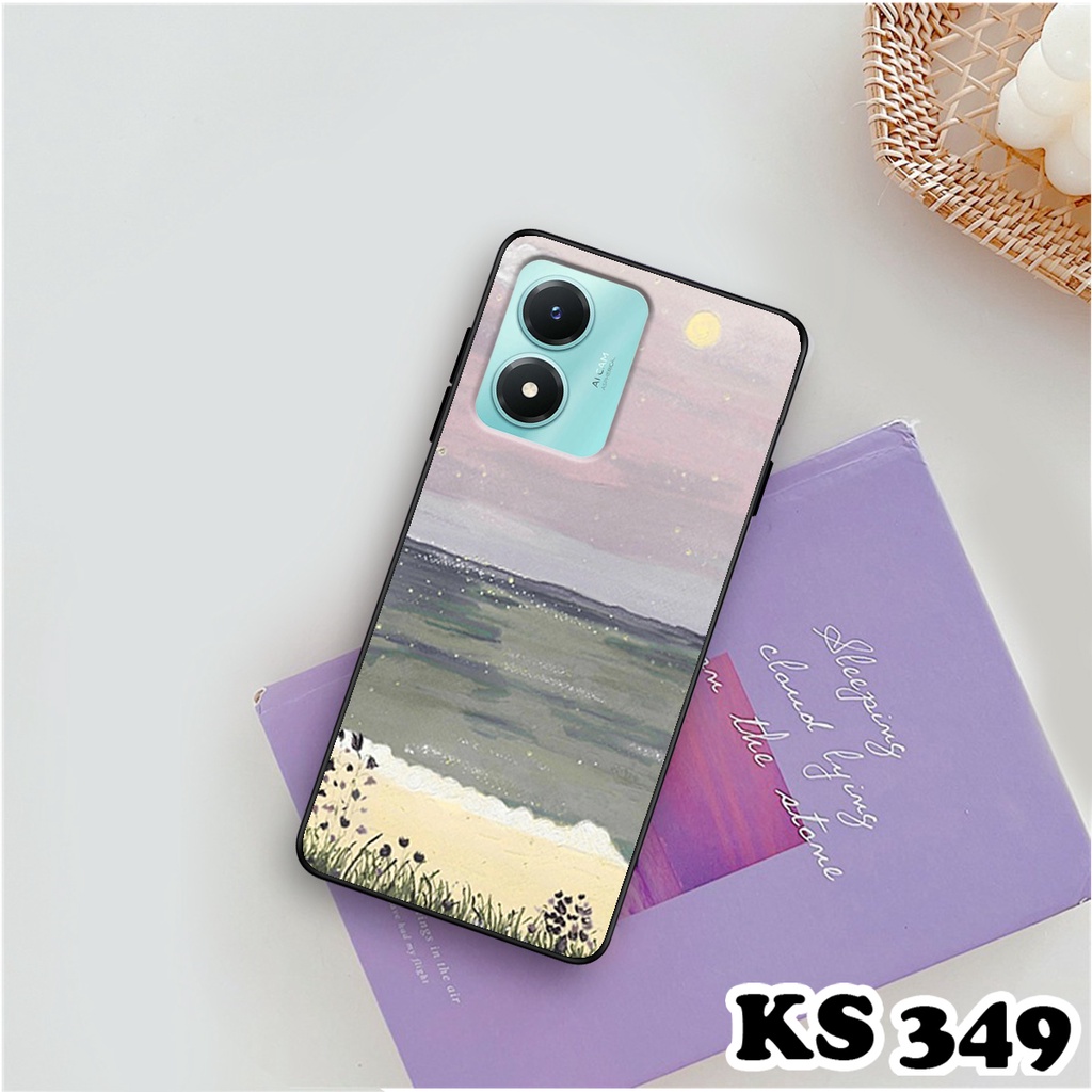 Ốp lưng Vivo Y01 - Y02s - Ốp Vivo in hình Cánh đồng hoa - Chất liệu TPU siêu bền