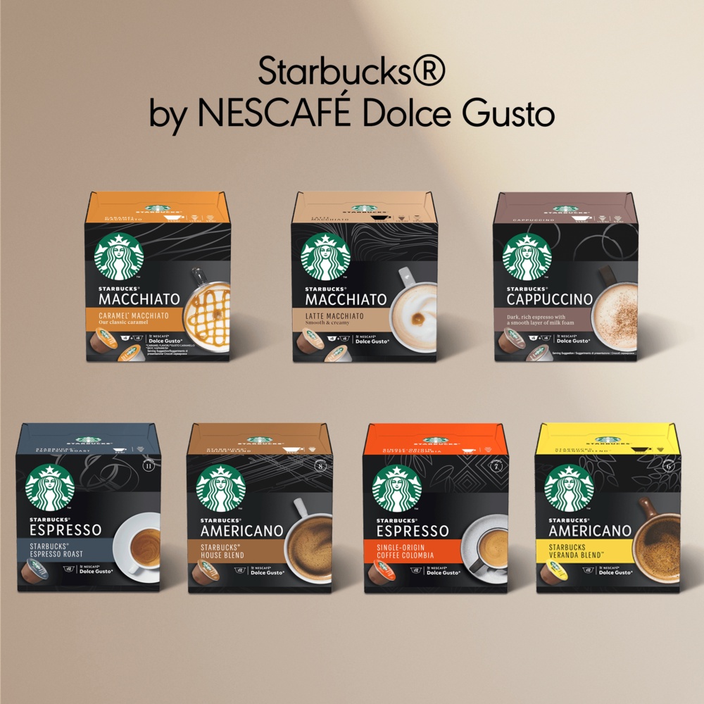 Starbucks® by NESCAFÉ® Dolce Gusto® - 12 Capsules, DATE 03/2024-09/2024