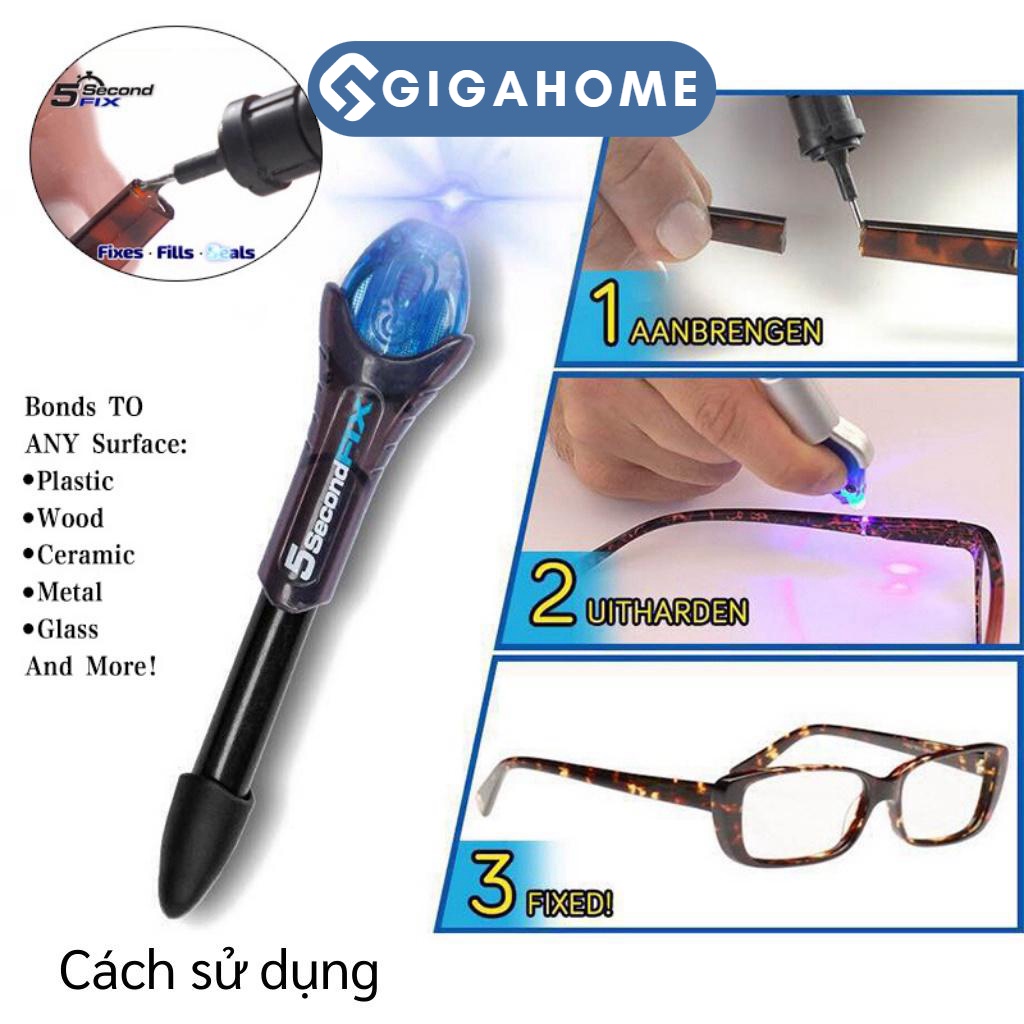 Keo Dán Nhựa UV GIGAHOME Sửa Chữa Đèn Led, Tivi Trong Vòng 5 Giây 7138