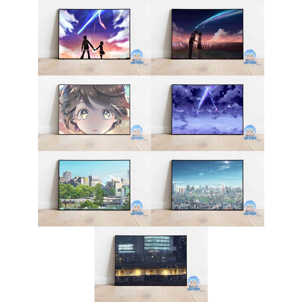 Tranh Poster A3 Dán Tường Anime Kimi no Na wa (15) - 2D Tộc Shop
