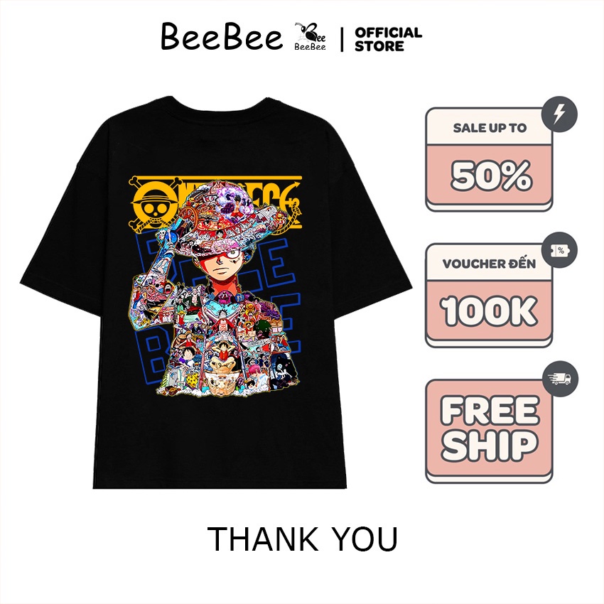 Áo Thun Unisex BEEBEE 100% Cotton LUFFY beebee-LFBB001