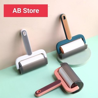 Combo Cây Lăn Bui Quần Áo + 8 Cuộn Lõi Thay Thế (Lõi Cao Cấp 60 Lớp)