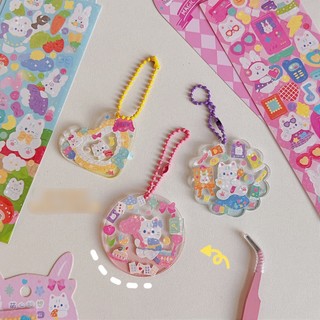 Sticker trang trí toploader lấp lánh SK16