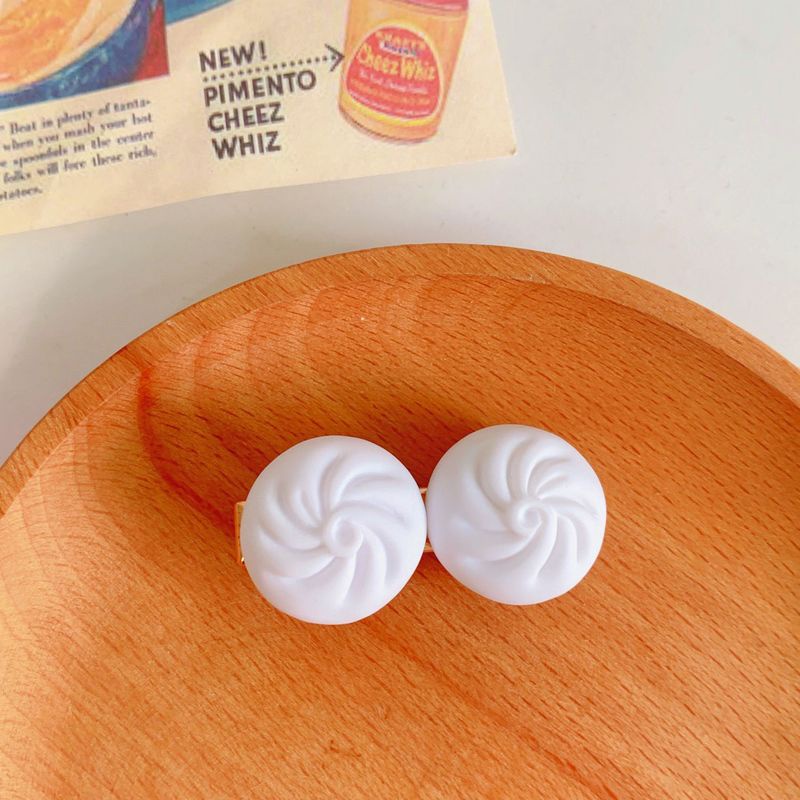 Kẹp Tóc Hình Bánh Bao Trái Tim Vui Nhộn Dễ Thương Cho Bé Gái