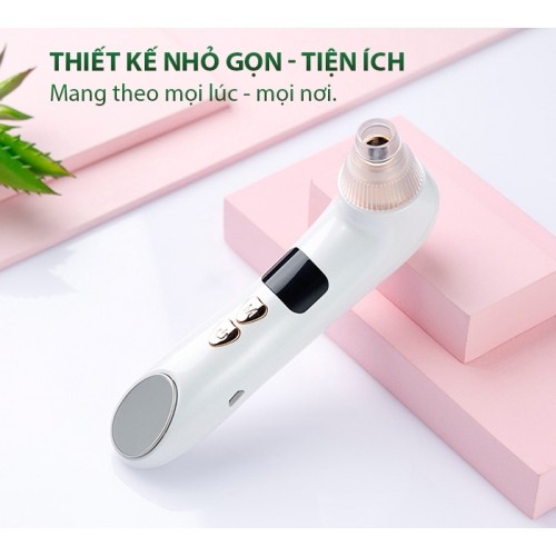 Máy hút mụn đầu đen kết hợp đầu tạo nhiệt nóng Nikio NK-220 - 6 đầu hút | OKbuy