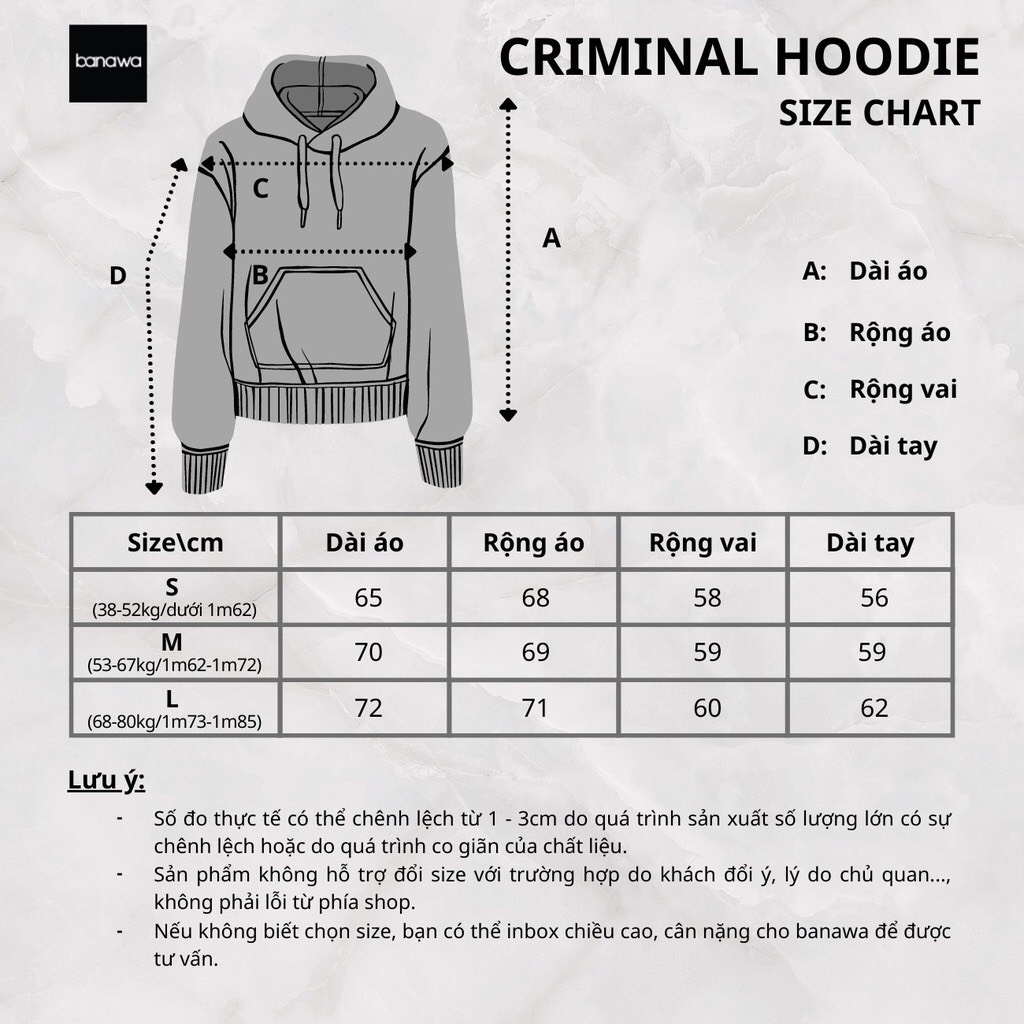 Áo hoodie nỉ bông unisex oversize form rộng có nón trùm đầu Banawa- PIC Hoodie - Màu Vàng Nhạt