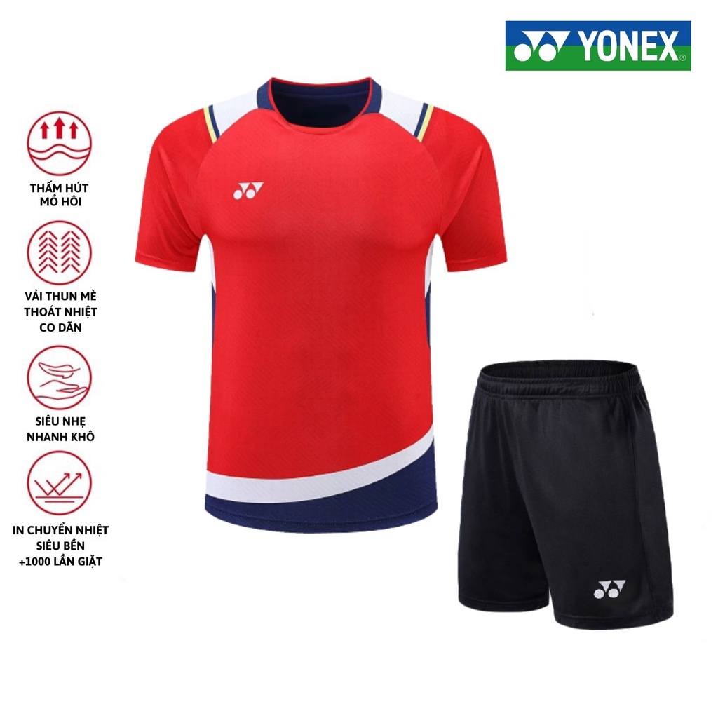 Áo cầu lông, quần cầu lông Yonex chuyên nghiệp mới nhất sử dụng tập luyện và thi đấu cầu lông MS70
