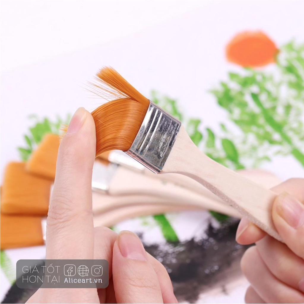Panh Xô Tô Mảng - Cọ Vẽ Bản Lớn - Banh xô, Chổi Vẽ To - Panhxo Cho Màu Nước, Acrylic, Gouache, Sơn Dầu