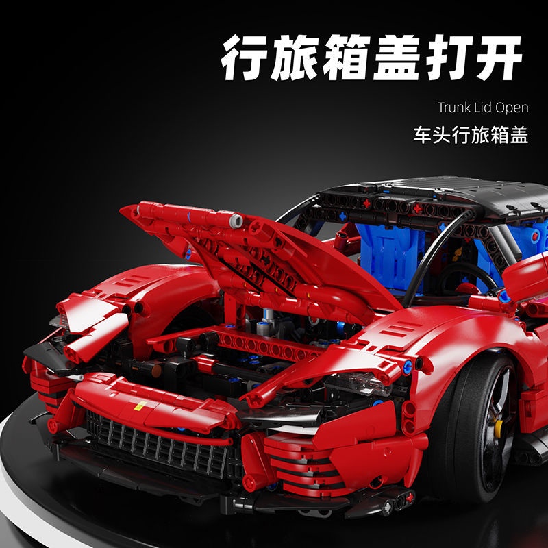 Mô Hình Lắp Ráp Xe Hơi Thể Thao Ferrari 1: 10sp3