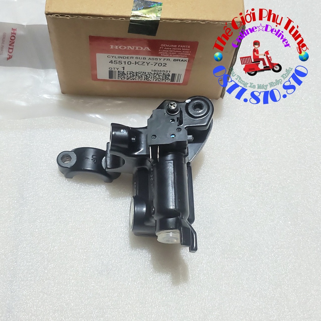 Cùm dầu tay thắng trước Sonic 150 Zin Honda - 45510-KZY-702