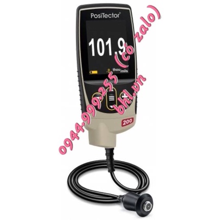 Máy đo độ dày lớp phủ PosiTector 200D1 (50 – 7600um) trên nền phi kim loại DeFelsko Mỹ