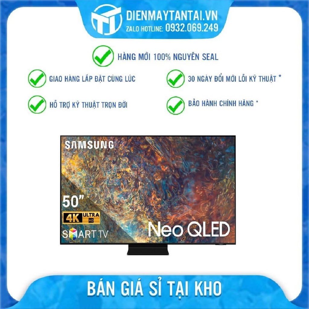 QA50QN90BA Smart Tivi Neo QLED 4K 50 inch Samsung QA50QN90B Mới 2022 Hệ điều hành Tizen OS 6.0 - giao miễn phí HCM