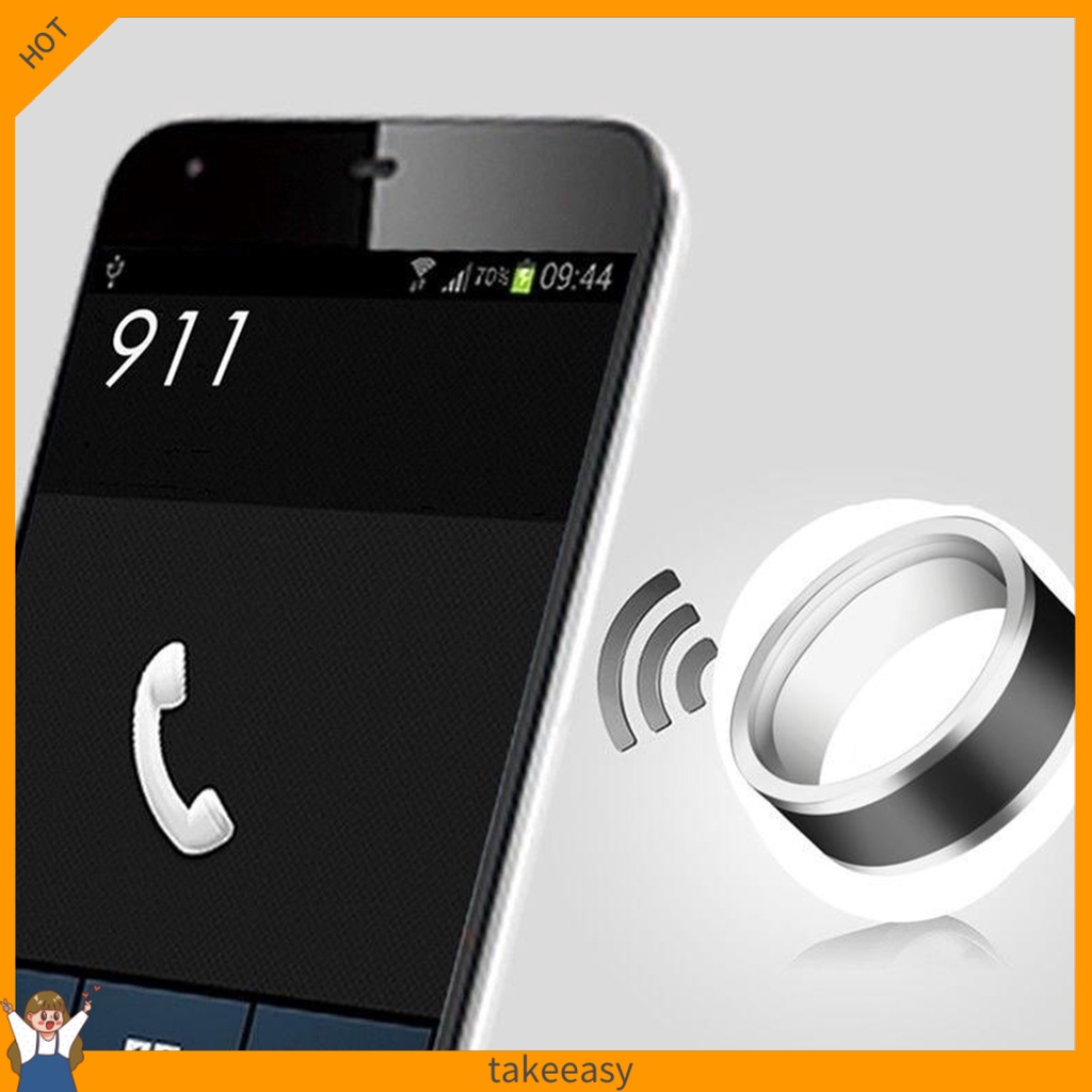 Nhẫn NFC Thông Minh NFC Không Sạc Cho Điện Thoại
