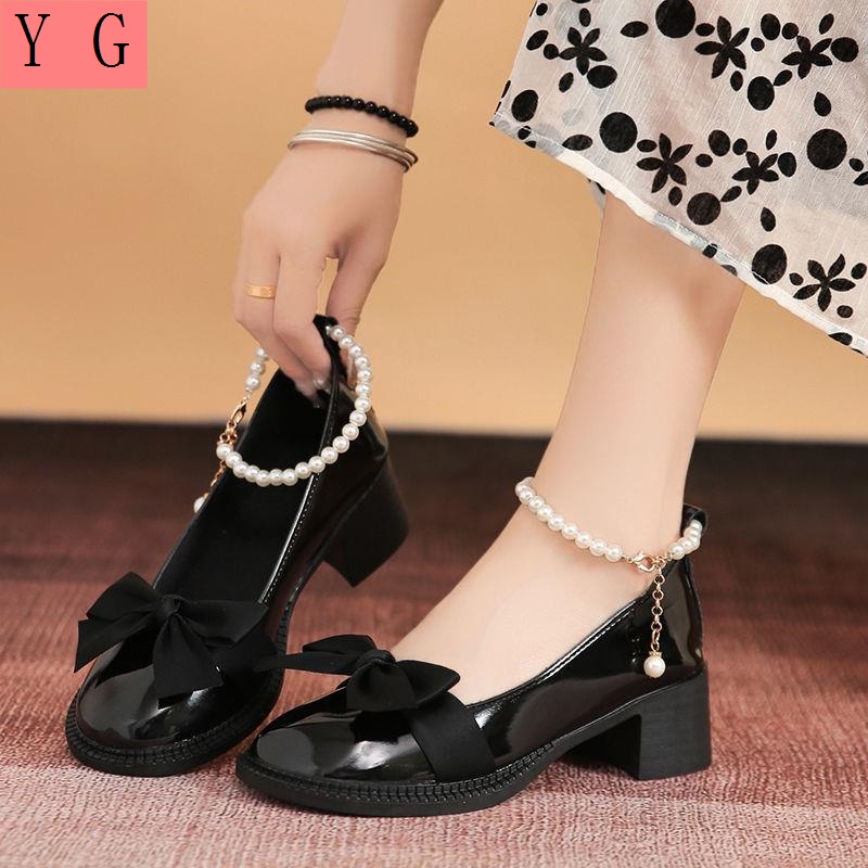 Giày Cao Gót Sandal Mary Jane Đế Dày Phong Cách Thời Trang Mùa Hè 2022 Mới