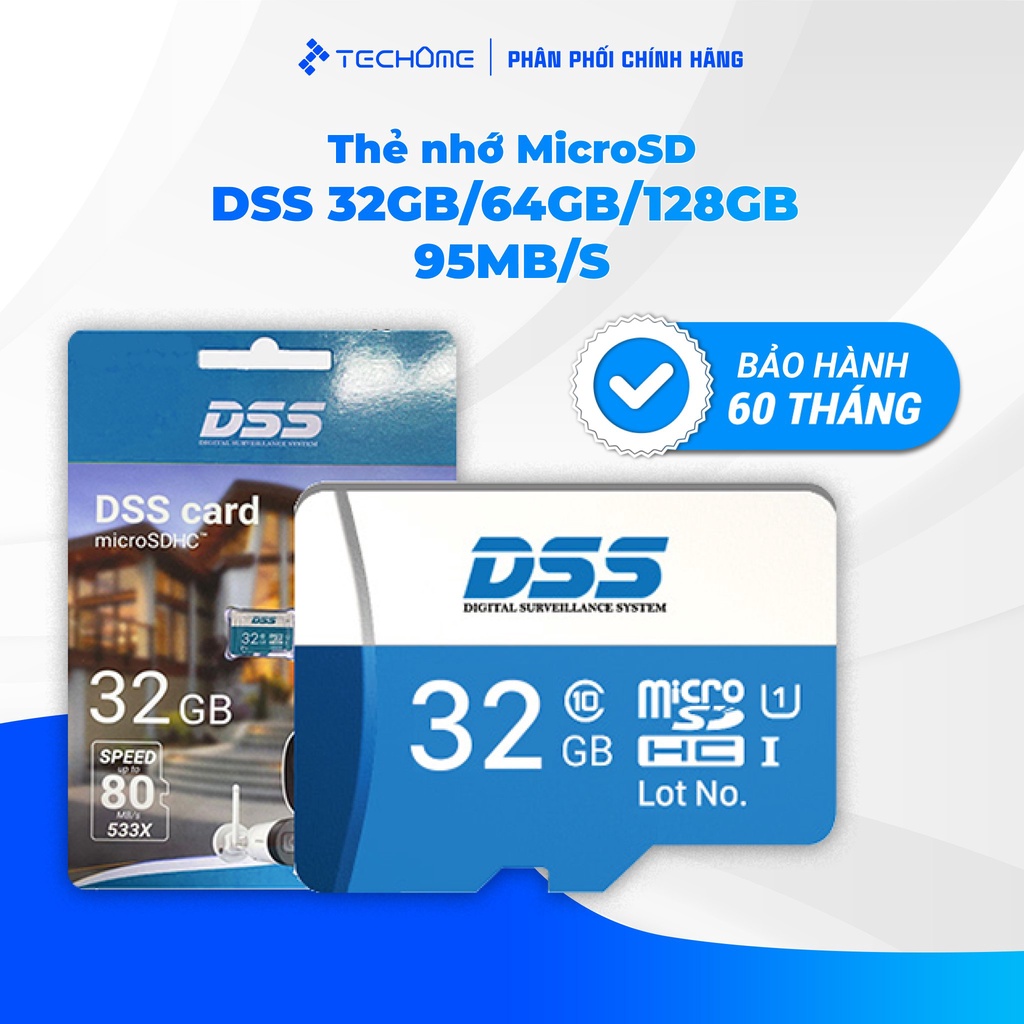 Thẻ Nhớ DAHUA DSS 32GB 64GB 128GB MicroSD TF Cho Camera Bảo Hành 24 Tháng - TECHOME