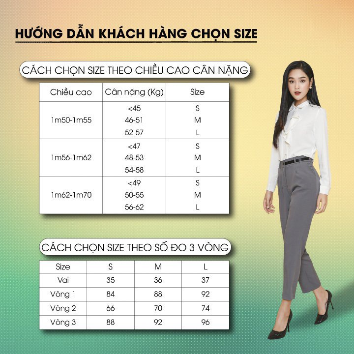 Sơ Mi Nữ [ ELIMAZ ] Sơ mi nữ công sở trơn tơ tằm, 2 màu, EA22.199