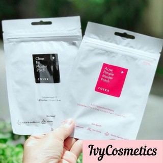 Miếng Dán Mụn Sưng Cosrx  Acne Pimple Master Patch Màu Đỏ & Clear Fit Master Patch Màu Đen