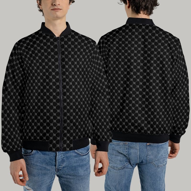 Áo khoác bomber gió unisex Tikme họa tiết đơn giản đủ size in 3D