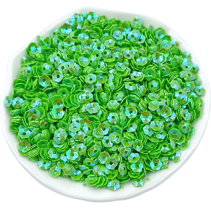 Bộ 1000 Miếng Dán PVC Hình Hoa Mận Đính Sequin Lấp Lánh Thời Trang