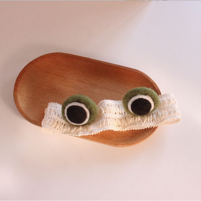 Băng đô, che thóp cho bé siêu dễ thương con ếch chất liệu co dãn mềm mịn