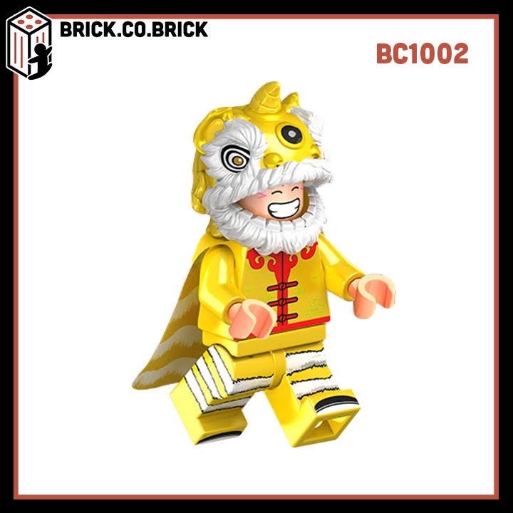 Múa Lân Sư Rồng Ngày Tết Đồ chơi Lắp ráp Lễ Hội BC1001 BC1013
