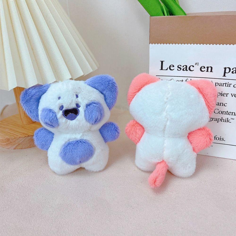 Móc Khóa Hình Mèo Nhồi Bông Mềm Mại Dễ Thương