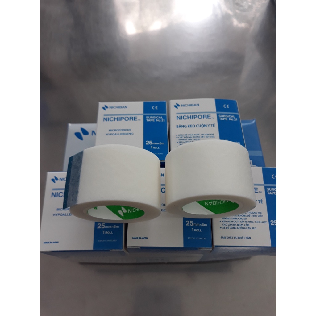 Băng keo Y Tế Nhật bản Nichipore 25mm*6m