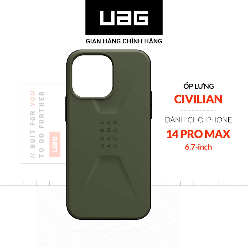 Ốp Lưng UAG CIVILIAN Cho iPhone 14 PRO MAX [6.7 INCH]