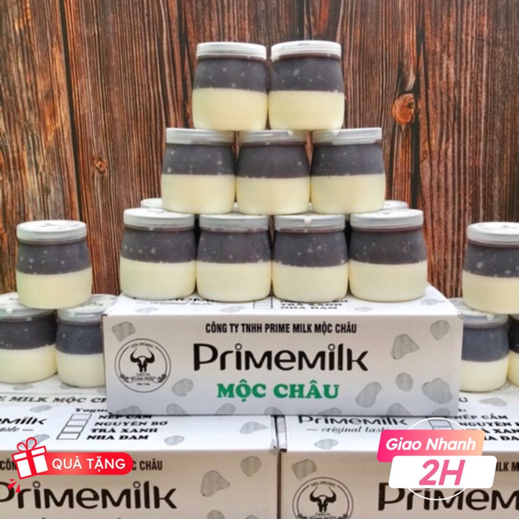 Sữa chua nếp cẩm Mộc Châu Prime Milk - Ship hàng Hỏa Tốc - Món ngon Tây Bắc