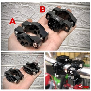 Pat kẹp đèn trợ sáng cnc spirit beast chính hãng 25-32mm