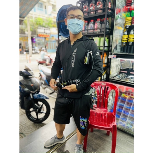 Phuộc RCB DB2+ty vàng Winner/Sonic/exciter150/Ex135