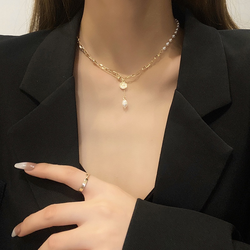 Vòng cổ Mặt Hình Chân Dung Nhỏ Sang Trọng Phong Cách Hip Hop Âu Mỹ Cho Nữ