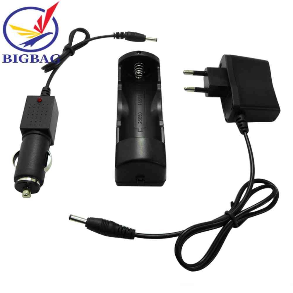 Cục Sạc Pin Lithium 4.2V 500mA 18650 Cho Đèn Pha
