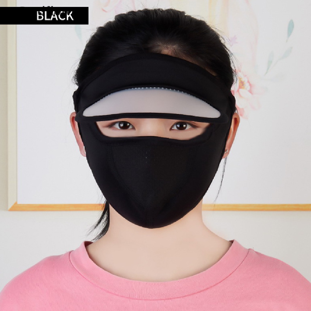&lt; Cardflower &gt; Mặt Nạ Vải Lụa Lạnh Mỏng Thoáng Khí Dáng Dài Che Phủ Toàn Diện Cho Nữ Vào Mùa Hè
