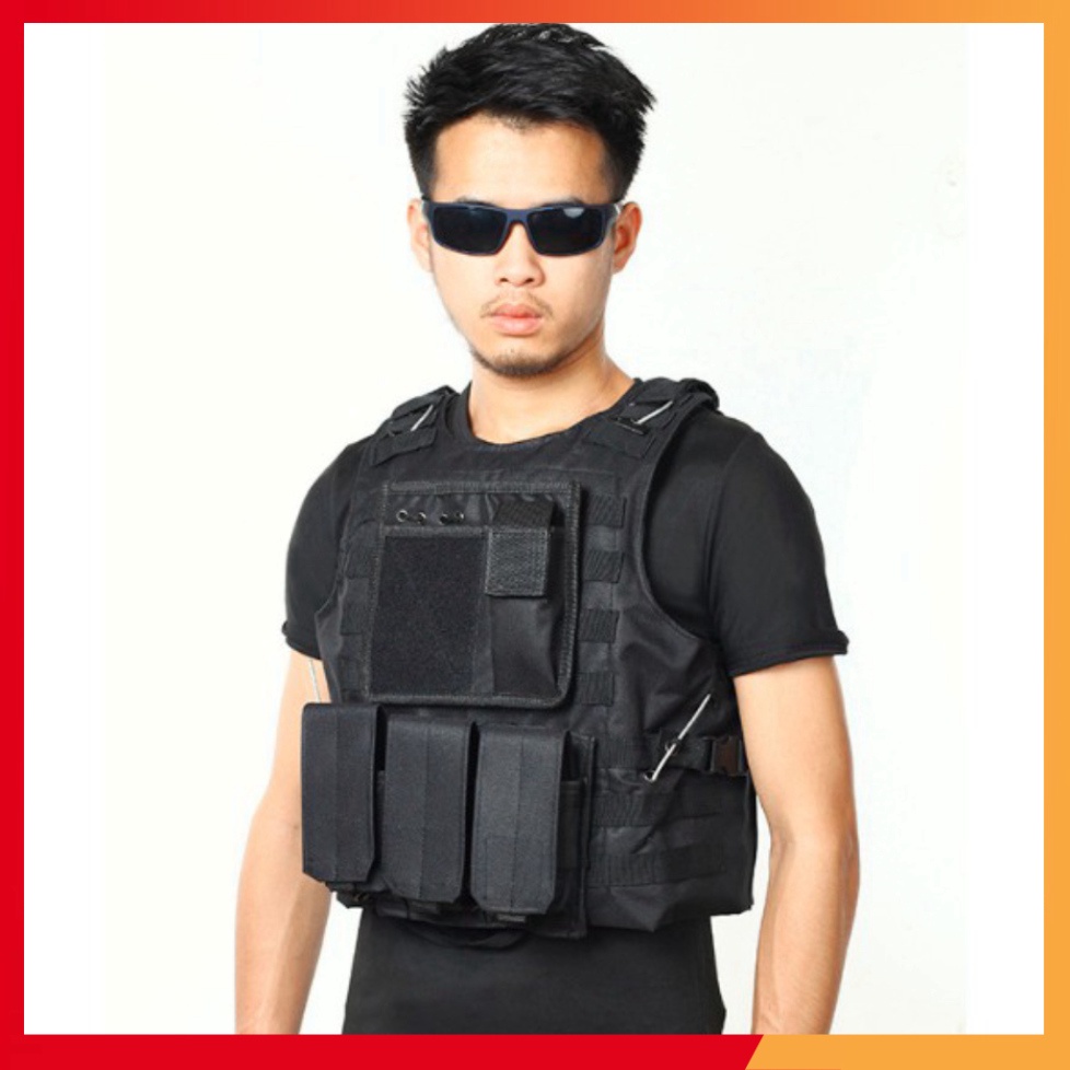 Áo Giáp Lính Đặc Nhiệm SWAT - Áo Giáp Đi Phượt Đa Dụng - sale cuối năm