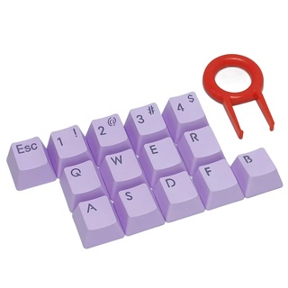 Set 14 Nút Bàn Phím Cơ OEM PBT Hai Màu Trong Suốt