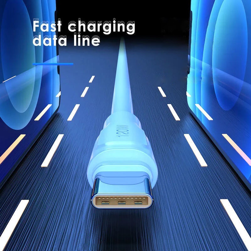 Cáp Sạc Nhanh 120W 6A Cho Huawei Apple Type-c Android