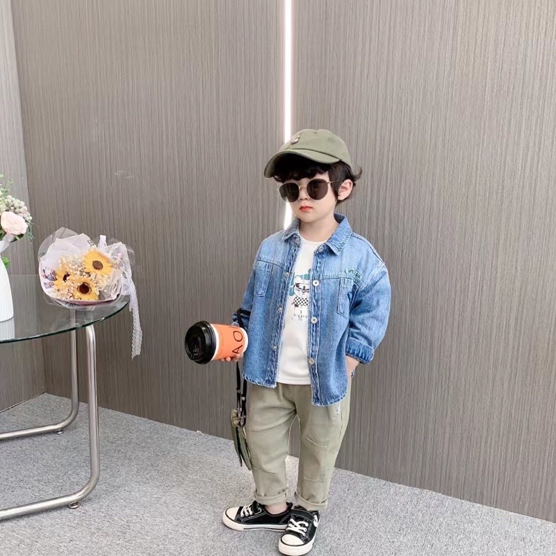 Set 3ct áo sơ mi bò cực đẹp