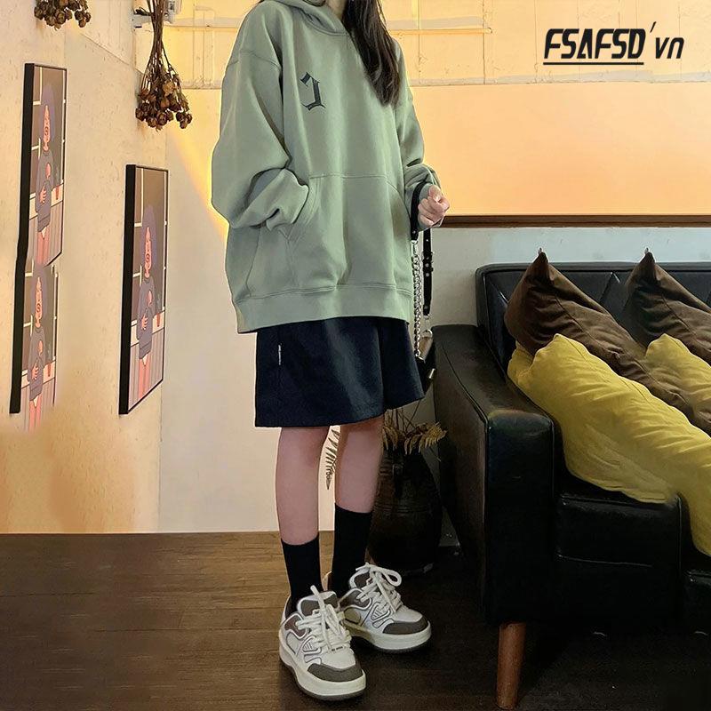 Áo Hoodie 100% Cotton In Họa Tiết Thời Trang Cho Cặp Đôi