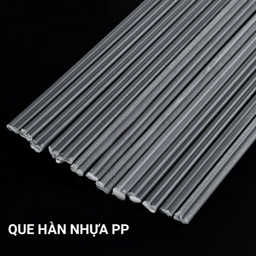 Bó 10 Que Hàn Nhựa PP Bản Đôi Gồm 5 Đen Và 5 Trắng Chiều Dài 245mm Chuyên Dùng Hàn Vật Dụng Nhựa