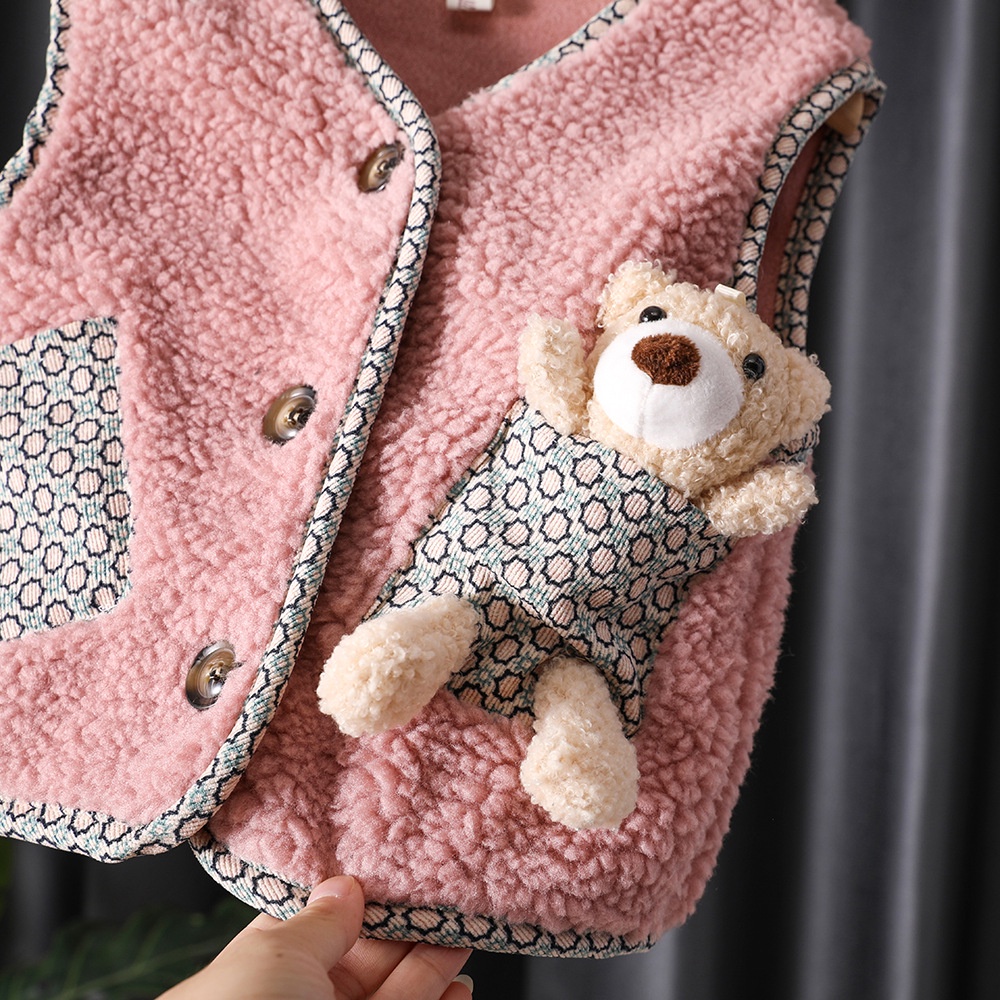 AK32 Size80-130 (6-25kg) Áo ấm/áo lạnh áo gile cho bé Thời trang trẻ Em hàng quảng châu